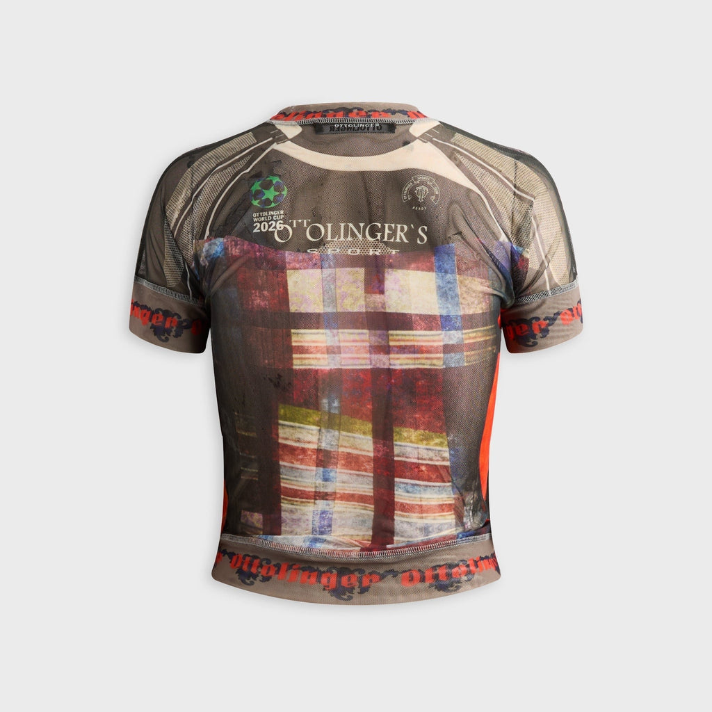 Ottolinger Mesh Otto Tee - Racing Plaid