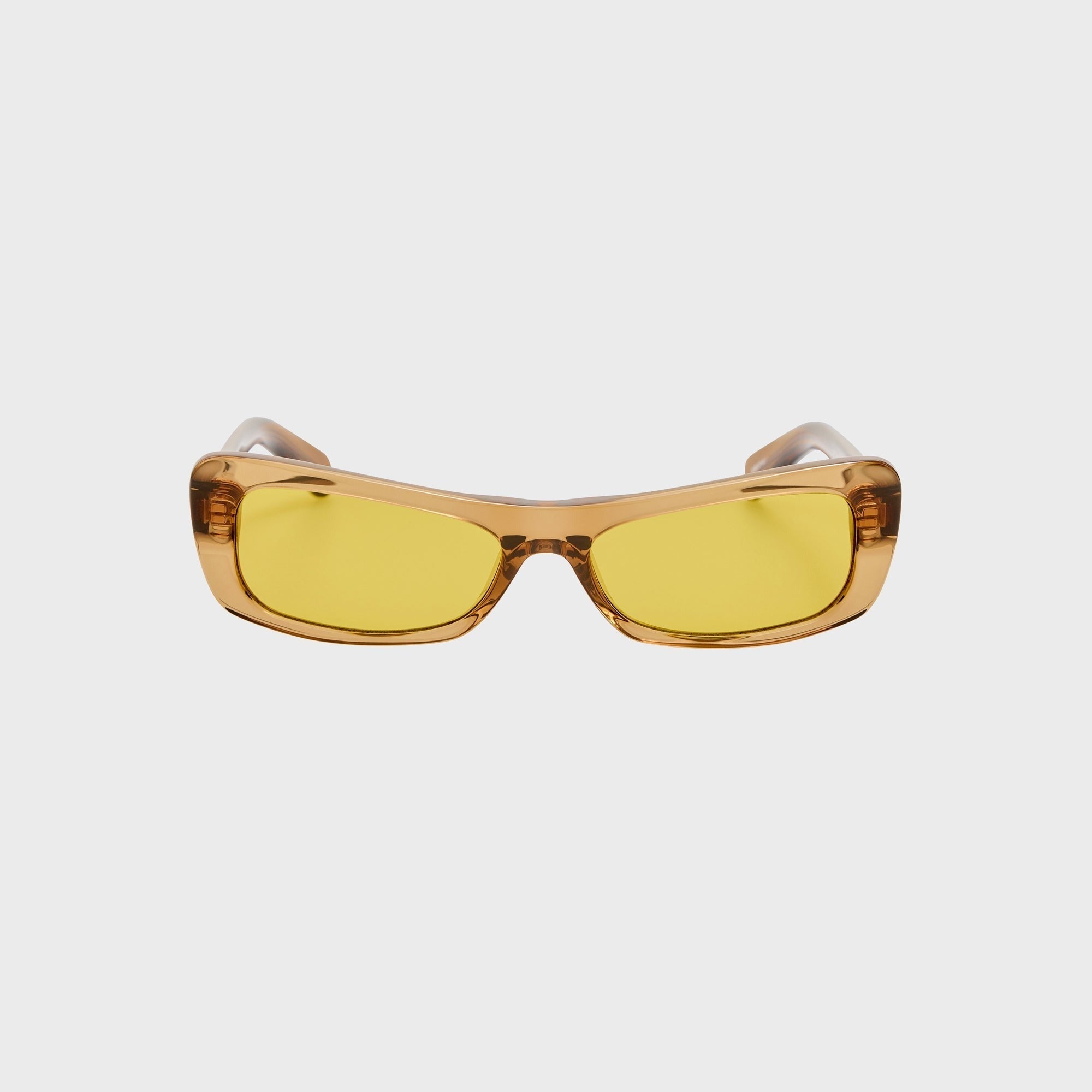 Jacquemus Capri Frames - Shiny Brown / Light Gold / Ochre