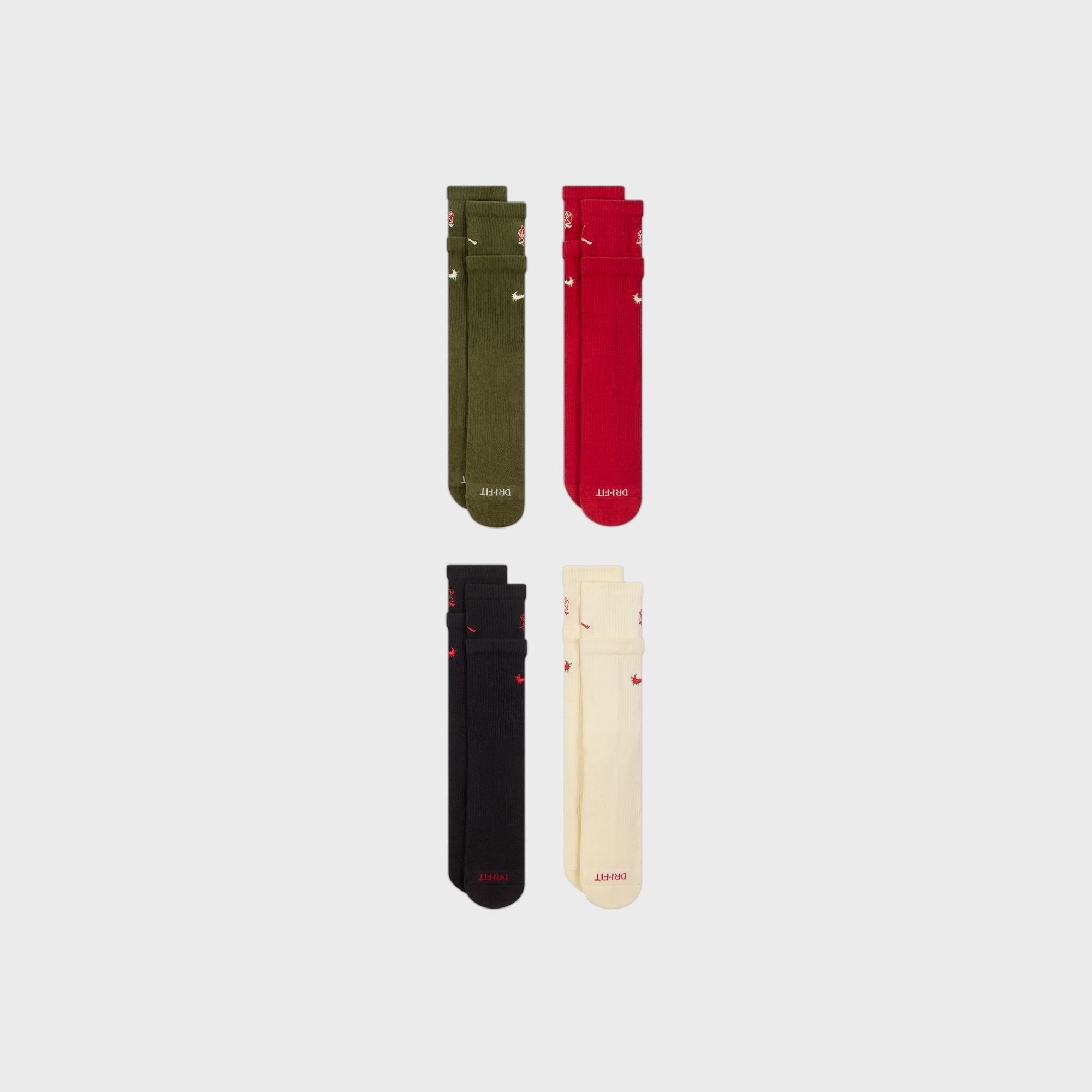 Jordan x Teyana Taylor Everyday Plus Cushioned Crew Socks - Multi