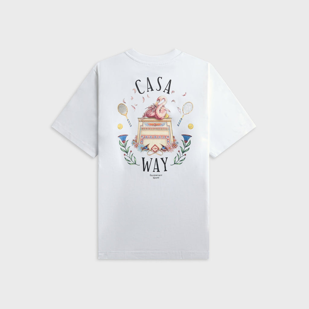 Casablanca Casa Way Short Sleeve Tee - White