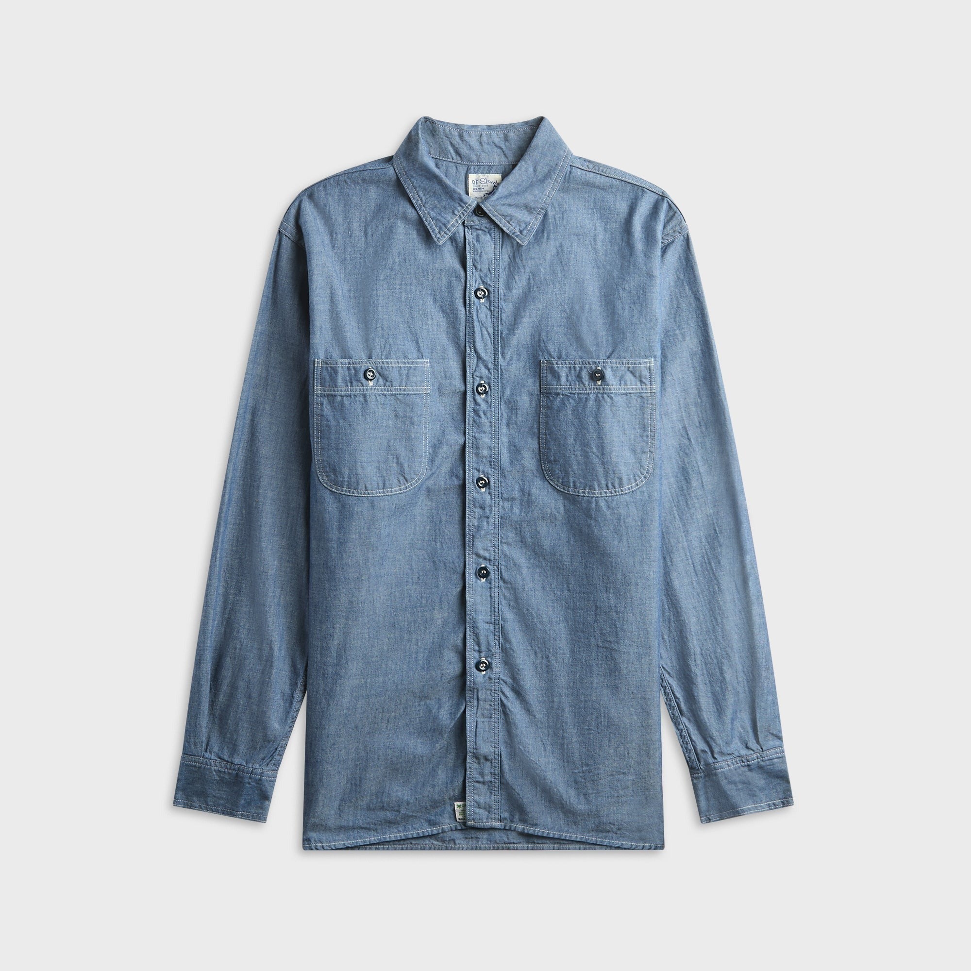 orSLOW 105 Relax Fit Work Shirt - Chambray
