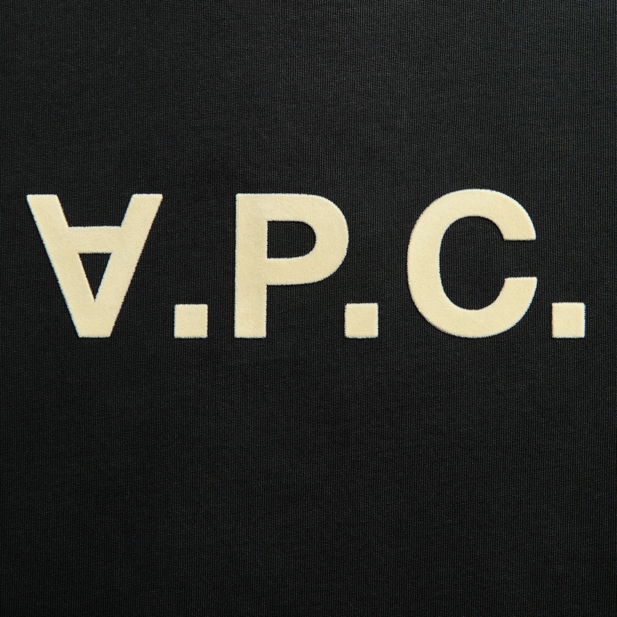 A.P.C. Standard Grand VPC Tee - Faux Noir / Ecru