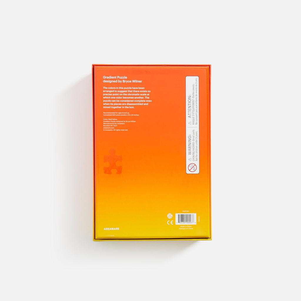 Areaware Gradient Puzzle - Red / Yellow