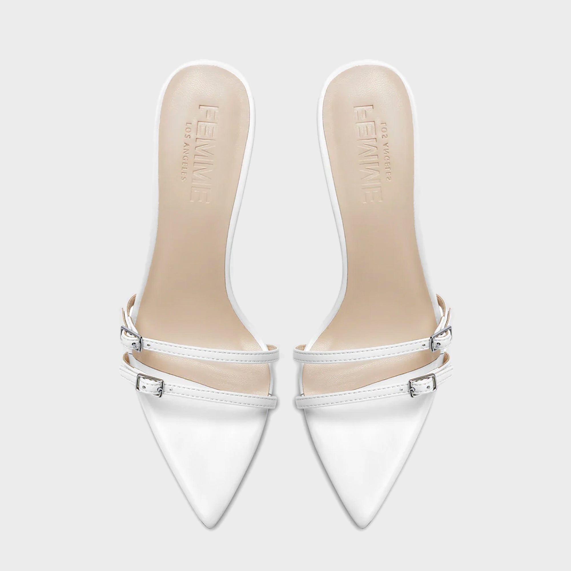 Femme LA Naxos Slipper - Santorini White