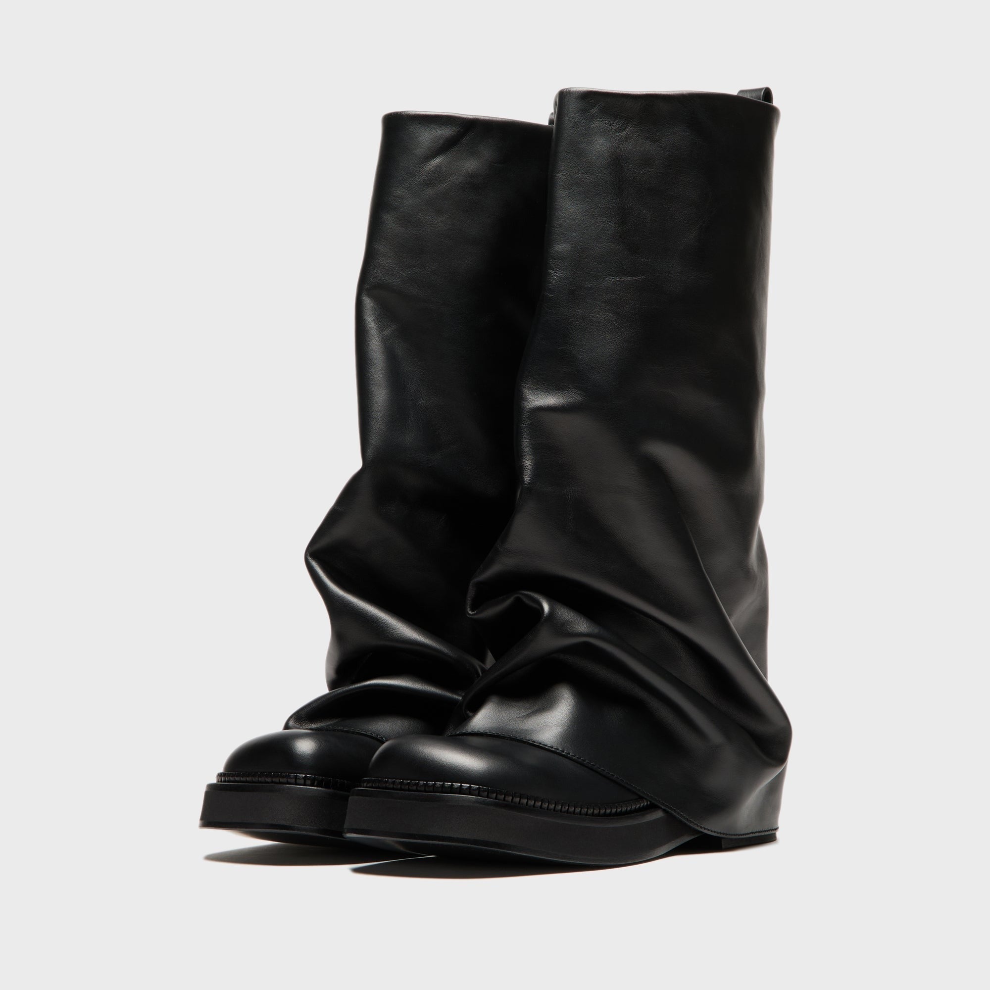 The Attico Robin Combat Boot - Black