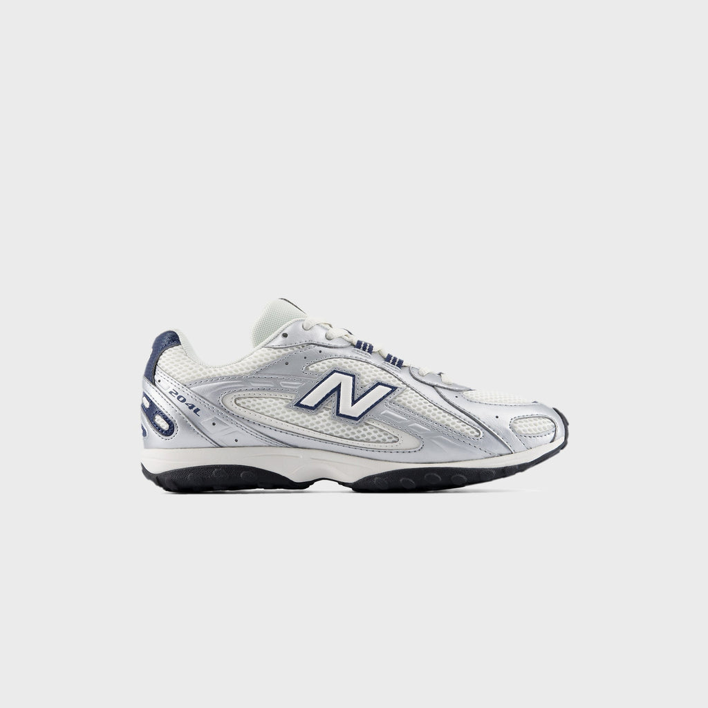 New Balance 204L - Sea Salt / Silver Metallic / NB Navy