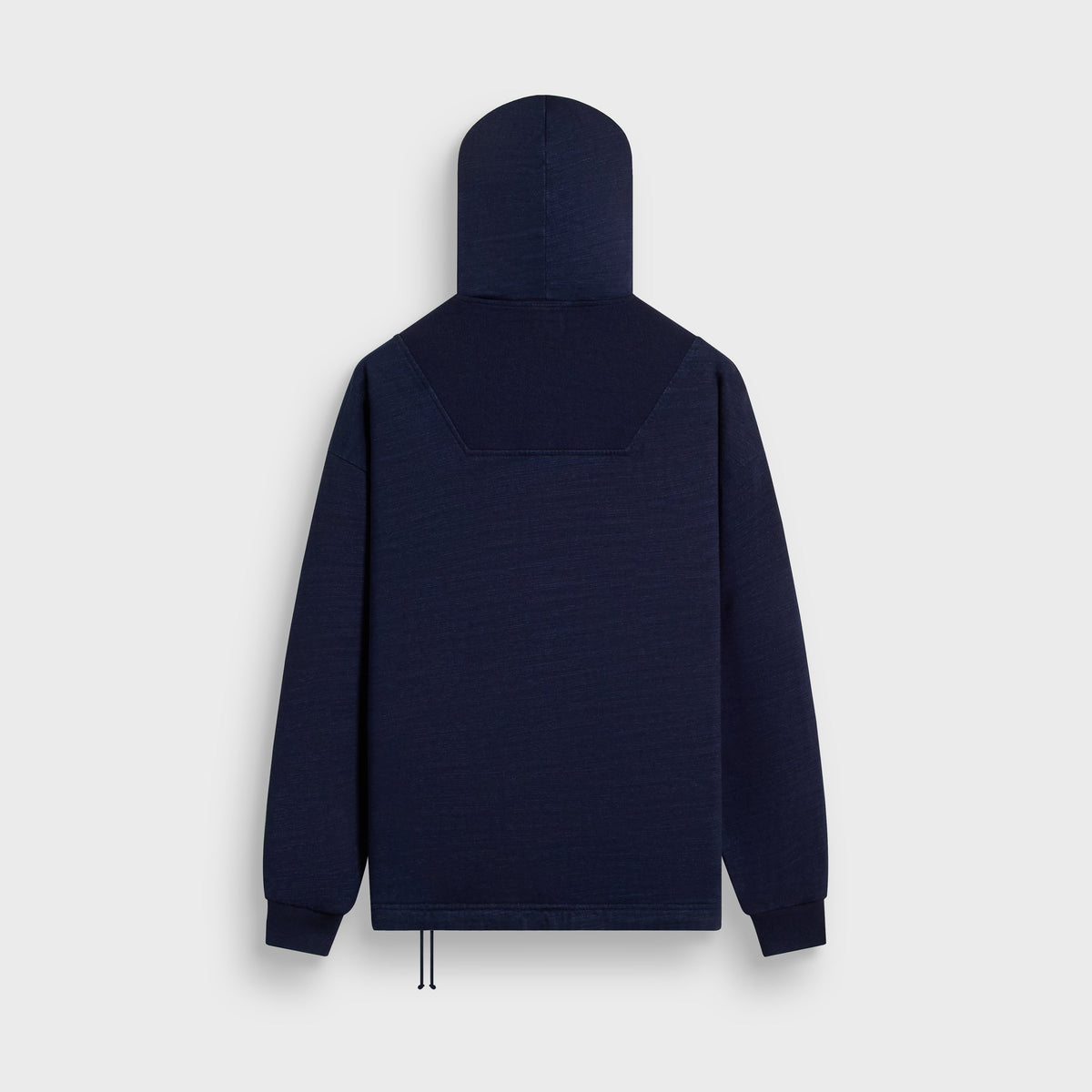 Kith Indigo Fleece Cropped Camden Hoodie - Raw Indigo