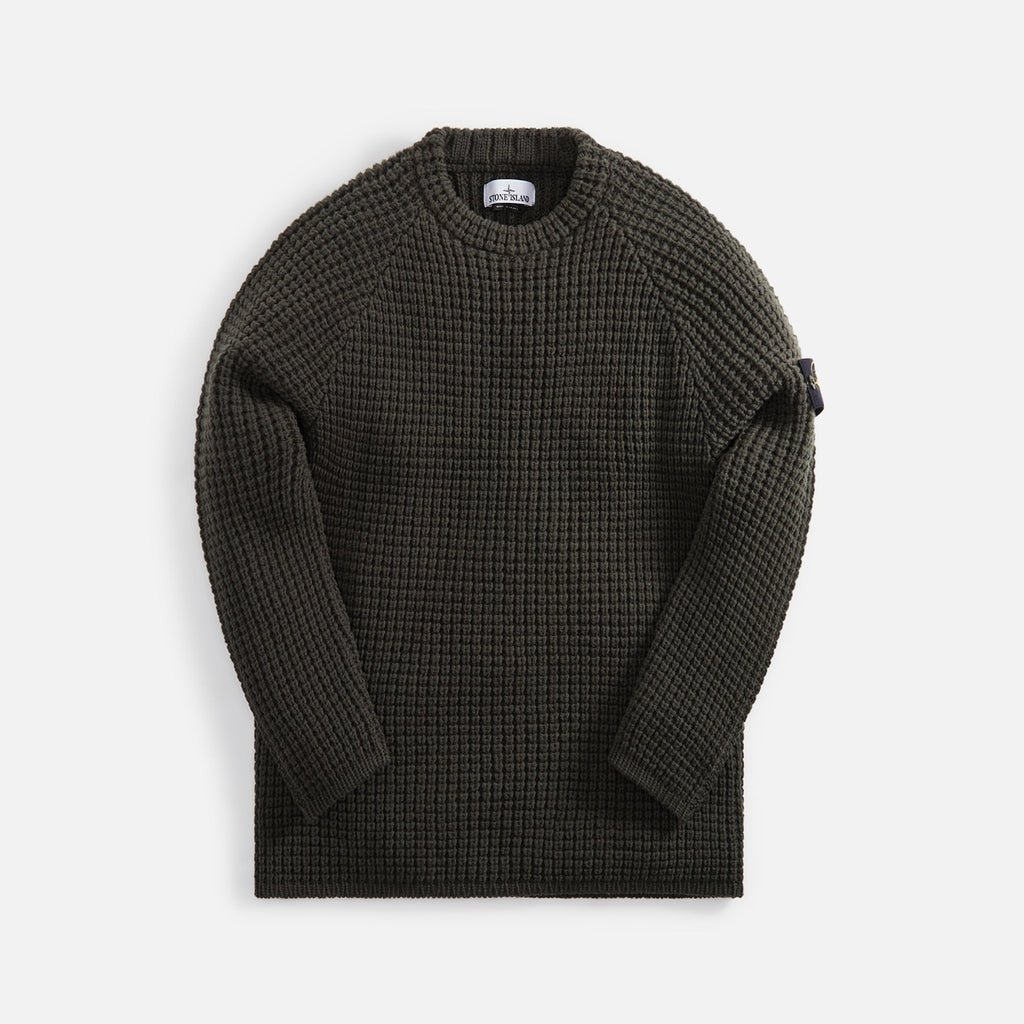 Stone Island Knit Crewneck - Olive