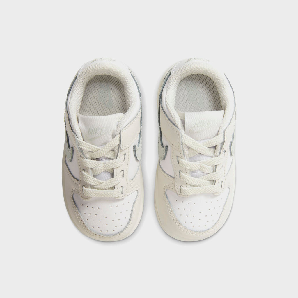 Nike TD Dunk Low - White / Light Silver-Phantom