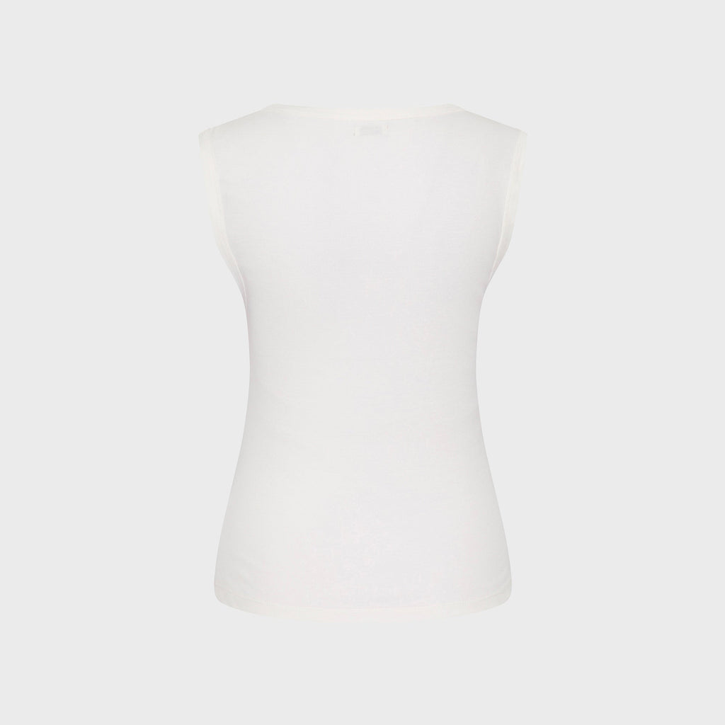 St. Agni Organic Cotton 90s Top - White