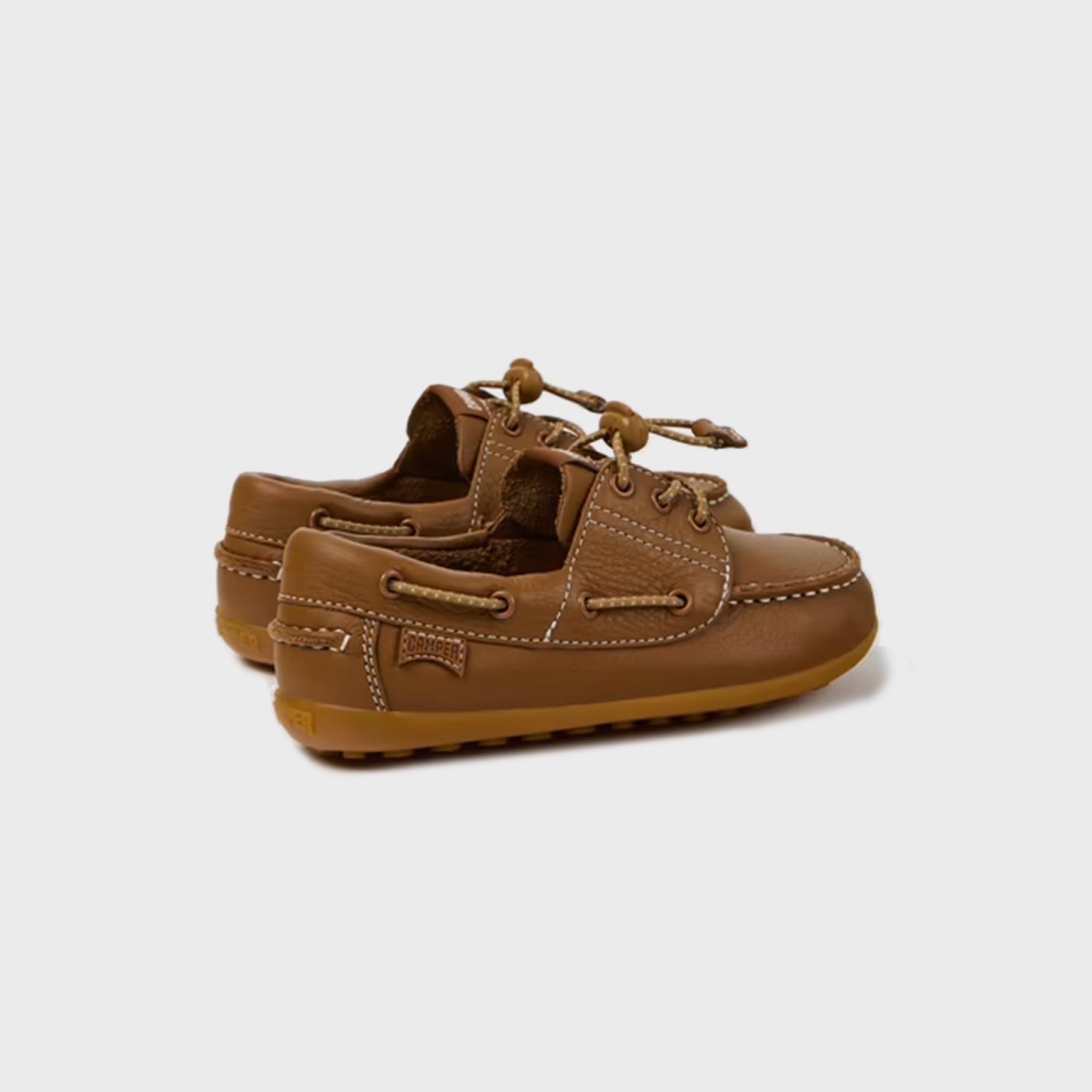 Camper Kids Peu Cami Mocassins - Brown