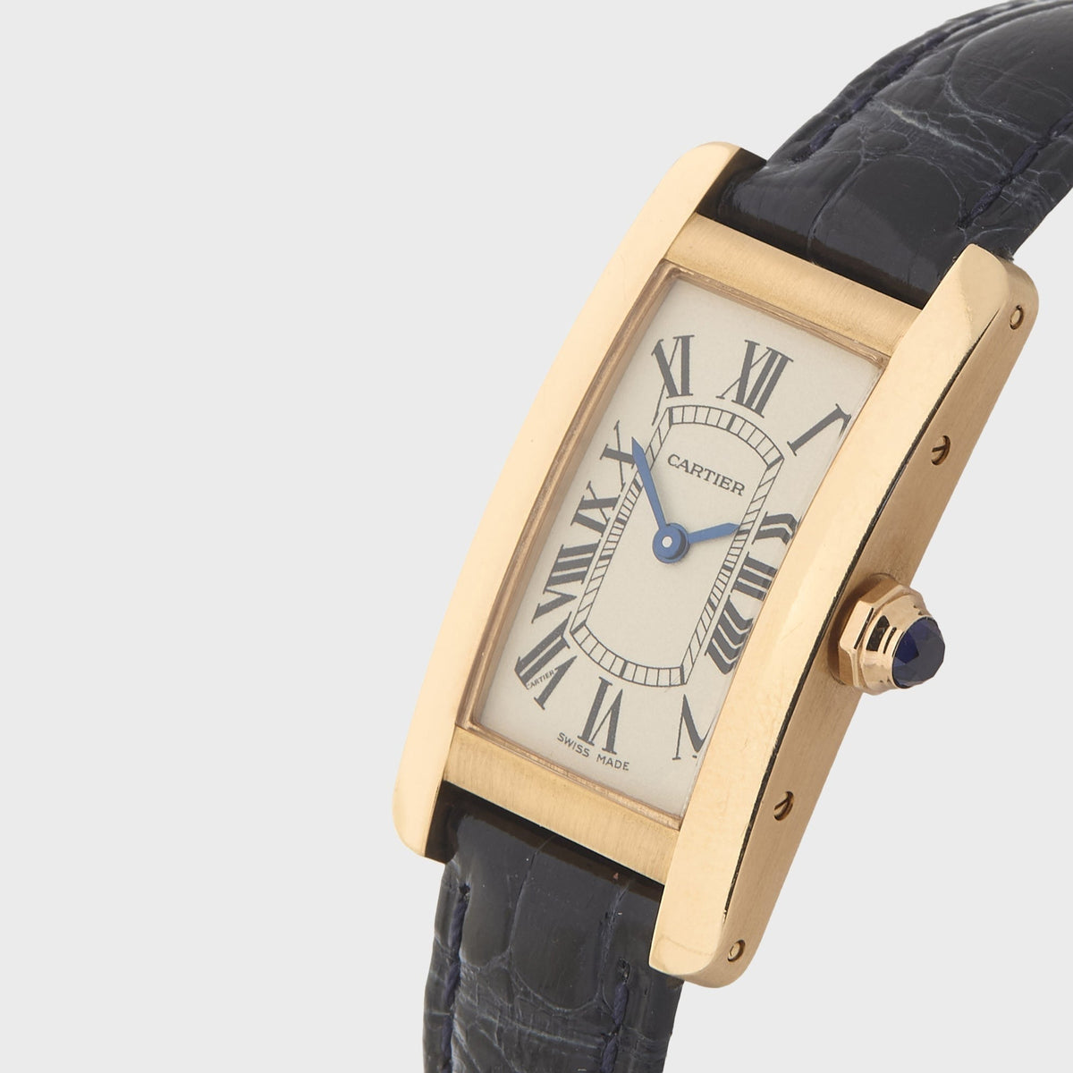 WGACA Cartier Tank Américaine Watch 35mm - Silver/ Rose Gold