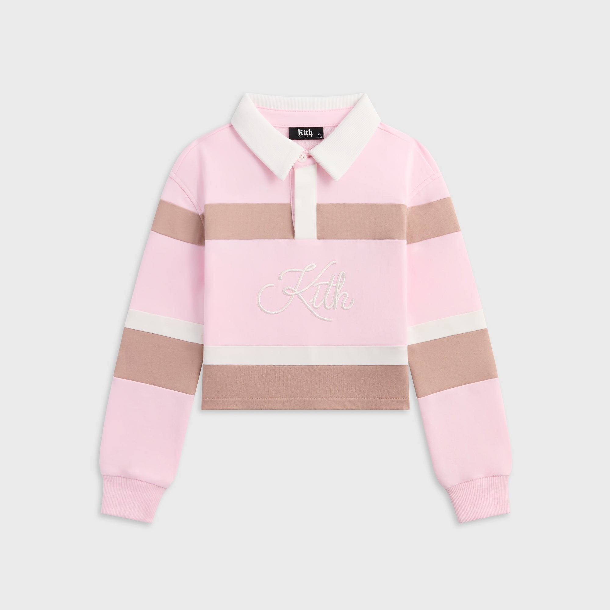 Kith Kids Blocked Cropped Rugby - Bloom