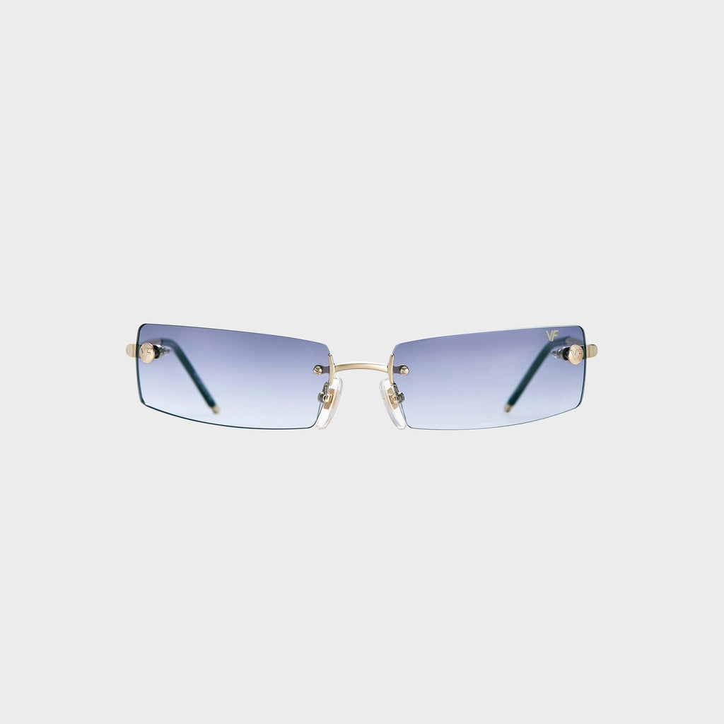 Vintage Frames Mykonos Rimeless Drill Mount Sunglasses - Mauve