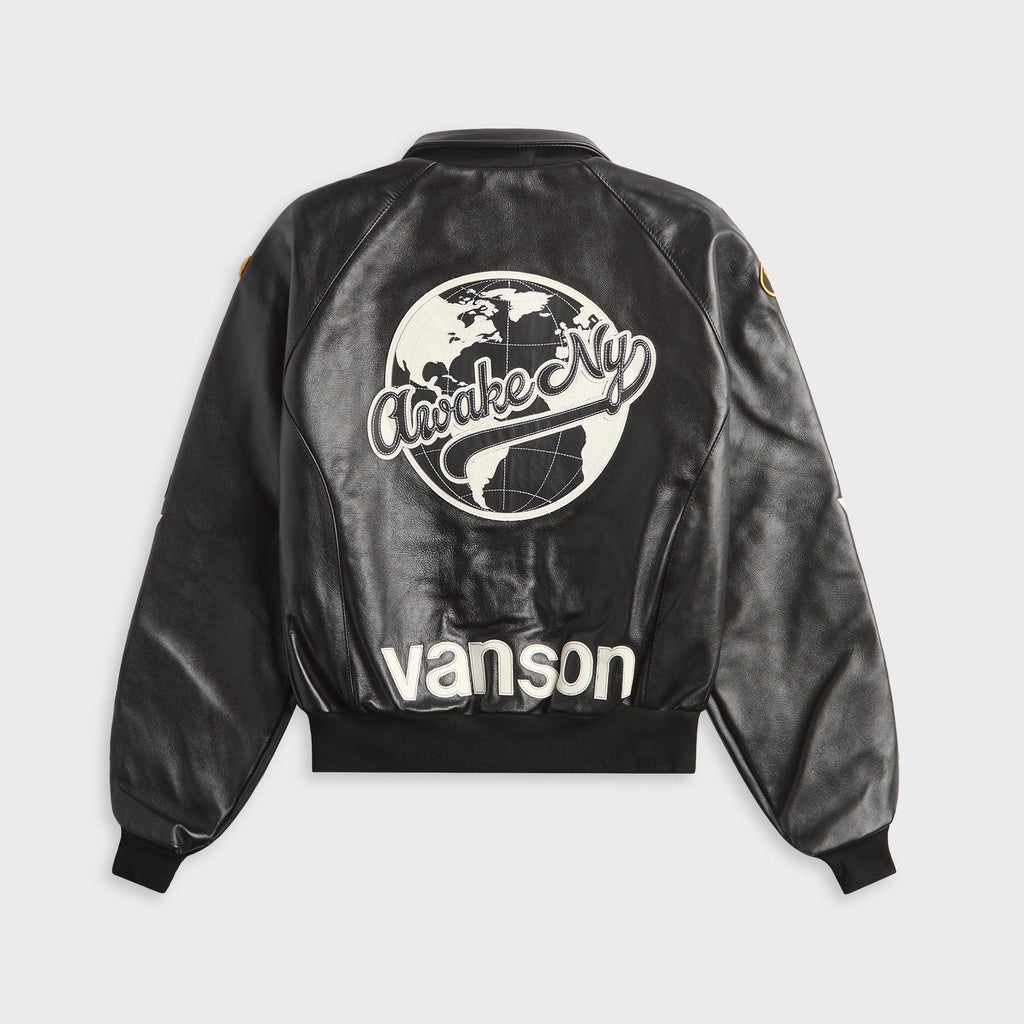 Awake NY Vanson Stadium Team Jacket - Black