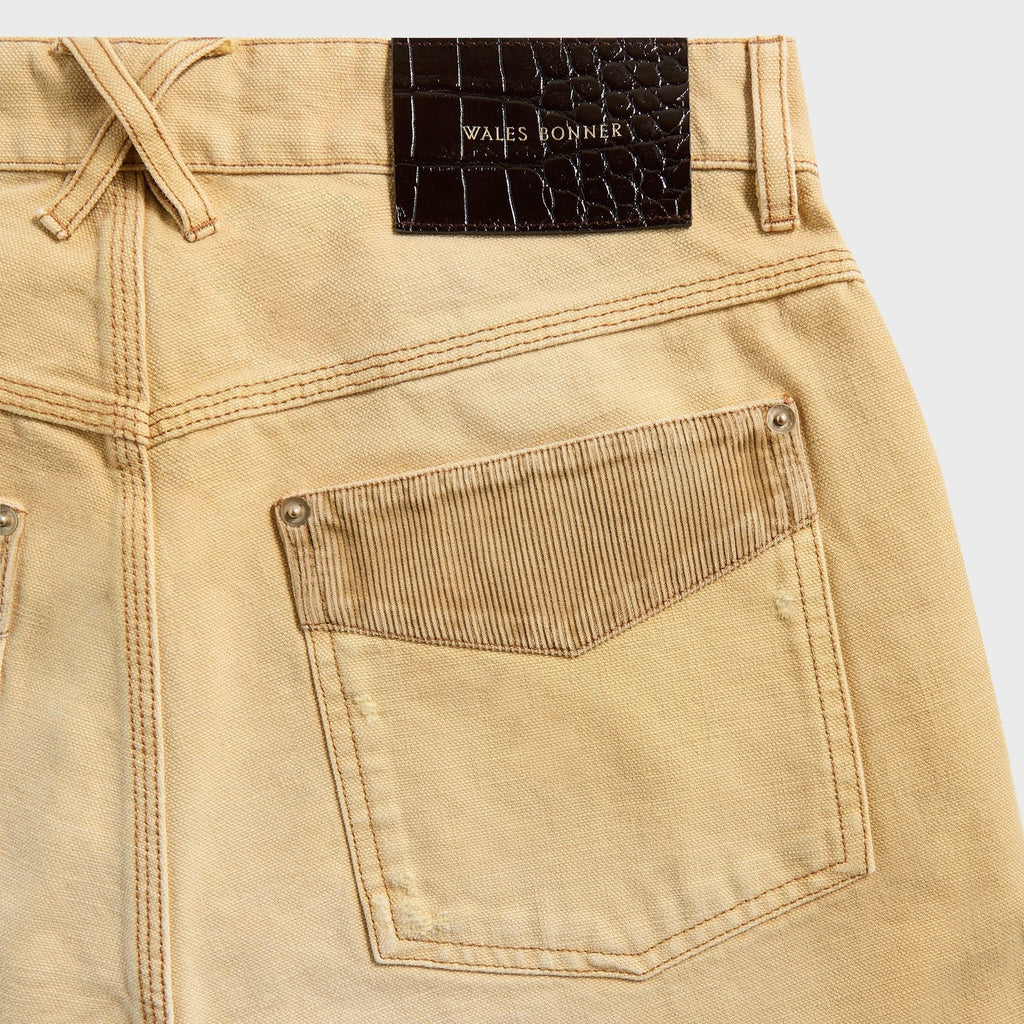 Wales Bonner Sierra Canvas Trouser - Sand / Brown