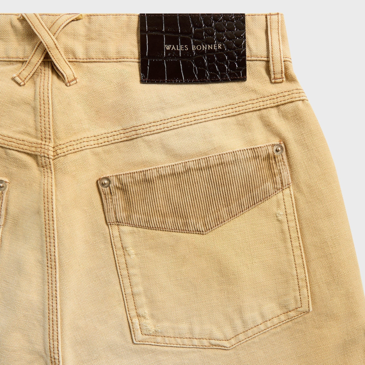 Wales Bonner Sierra Canvas Trouser - Sand / Brown