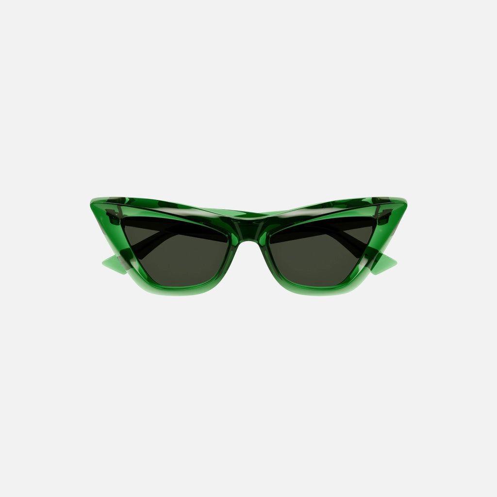 Bottega Veneta Acetate Cat Eye Frame - Transparent Green