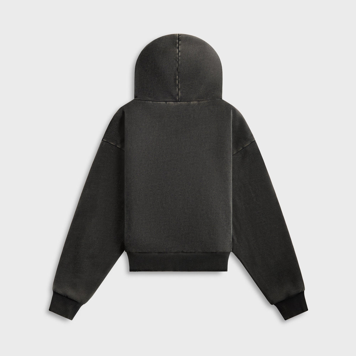 Entire Studios Thermal Hoodie - Washed Black