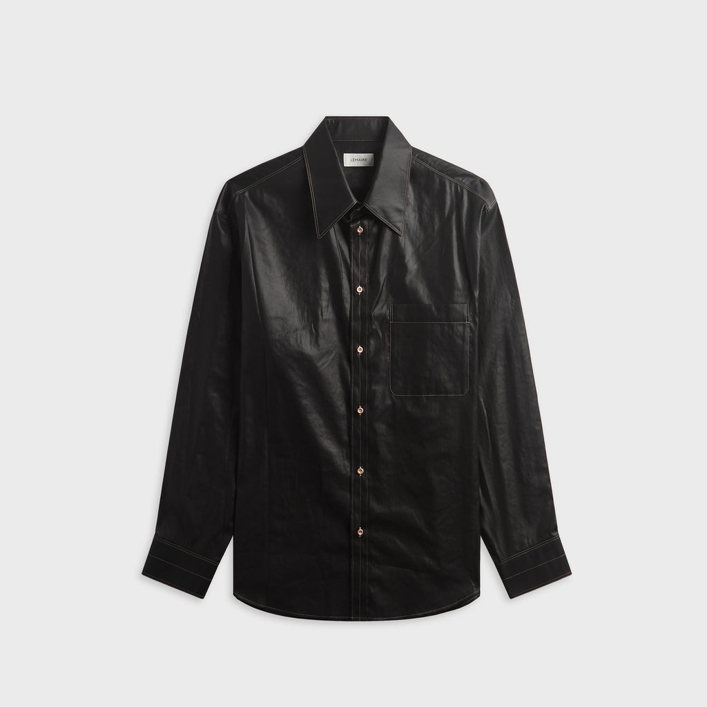 Lemaire Long Sleeve Shirt - Caviar