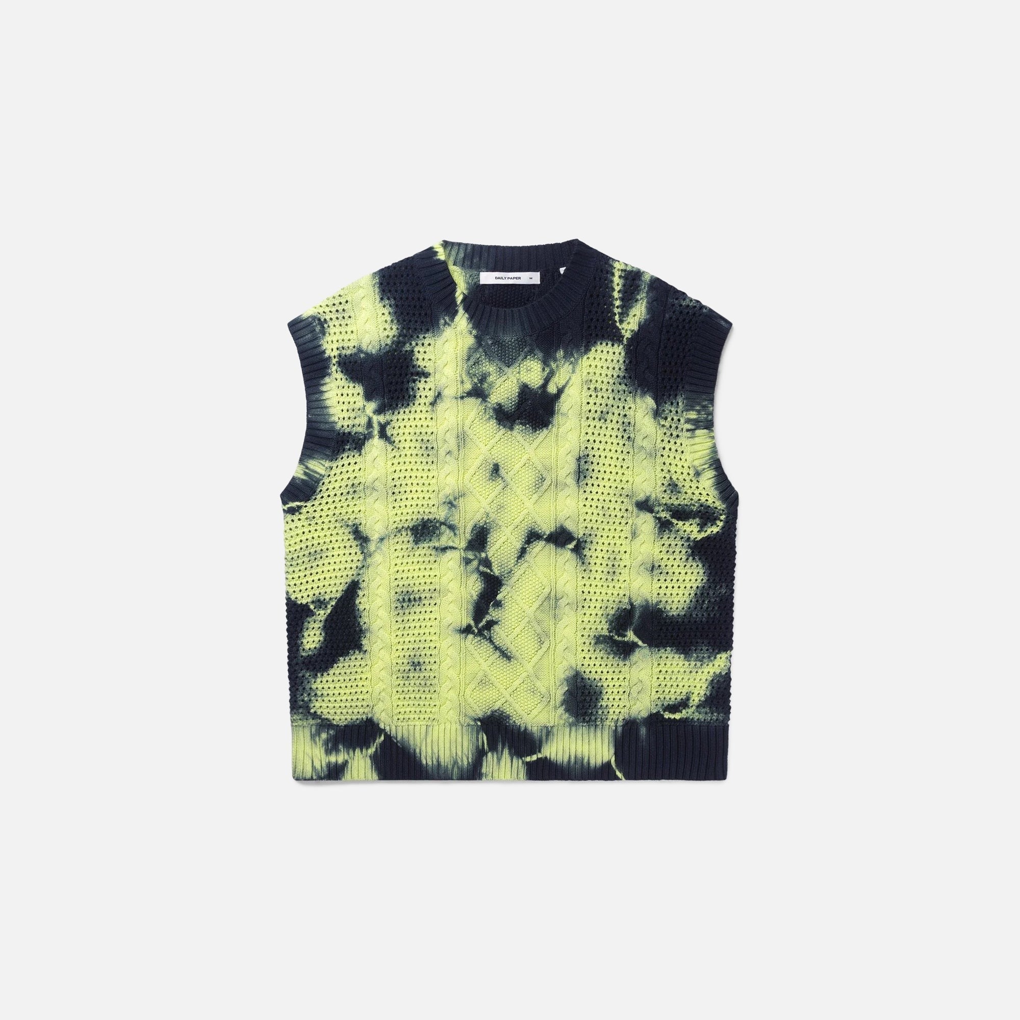 Daily Paper Xois Crochet Vest - Daiquiri Green