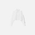 Alexander Wang Button Down Cropped Shirt with Halo - White