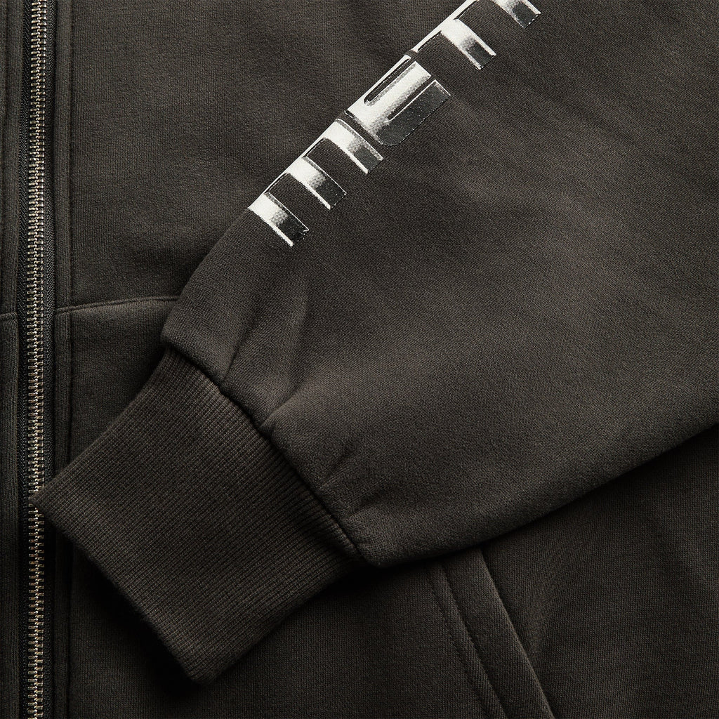 Metalwood Moto Zip Hooded Sweatshirt - Tar
