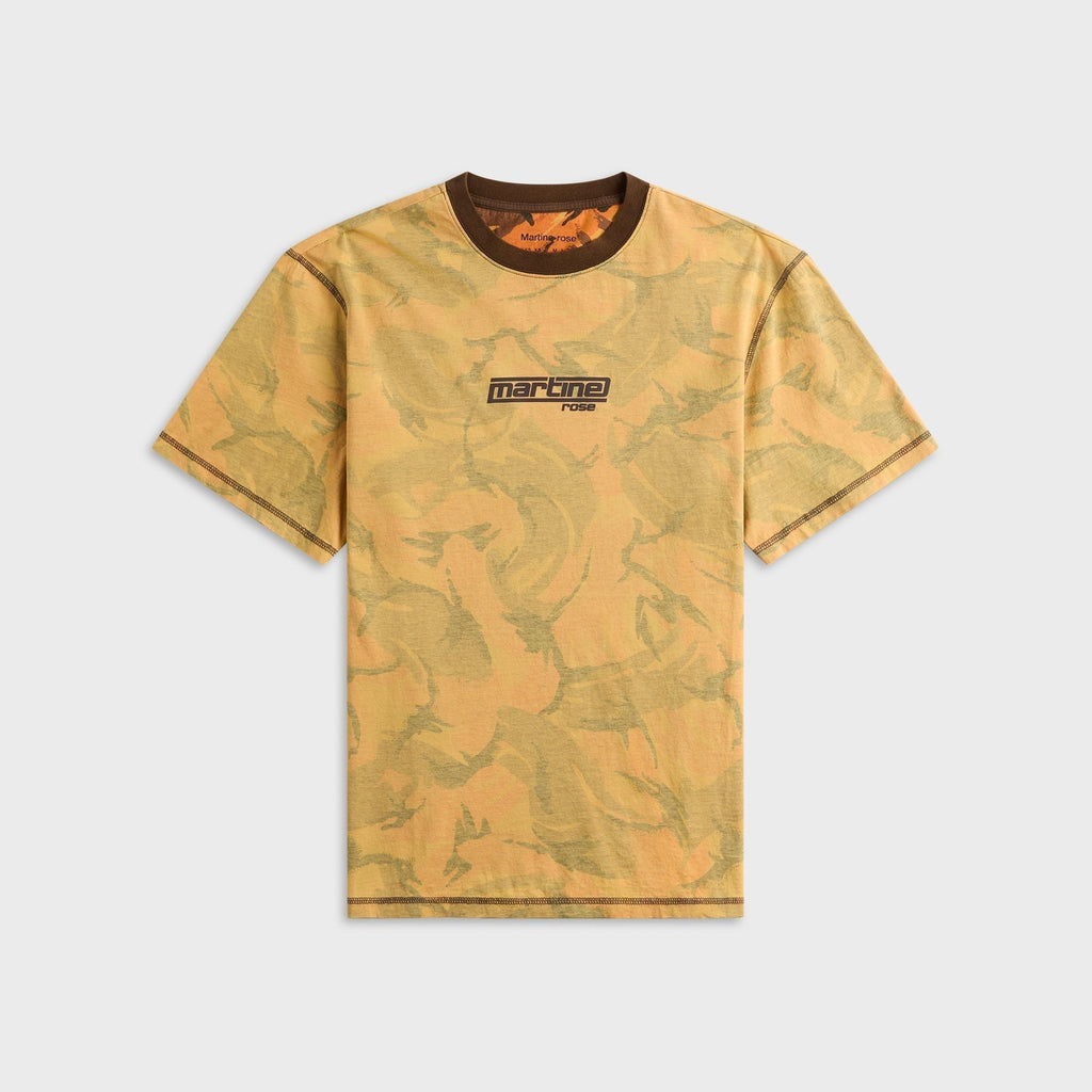 Martine Rose Classic Tee - Orange Camo