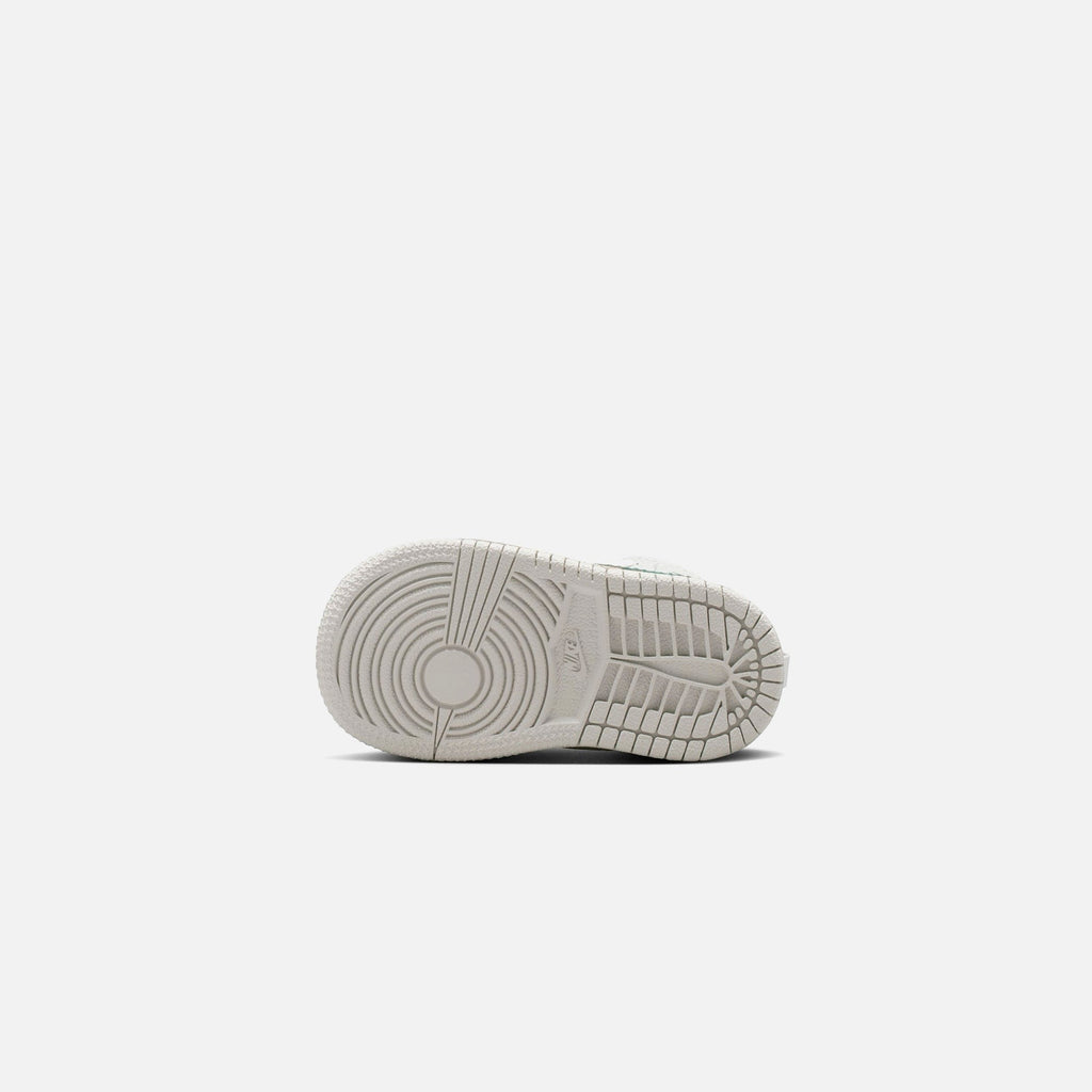 Jordan TD Air Jordan 1 Mid SE - White / Oxidized Green / Sail / Neutral Grey