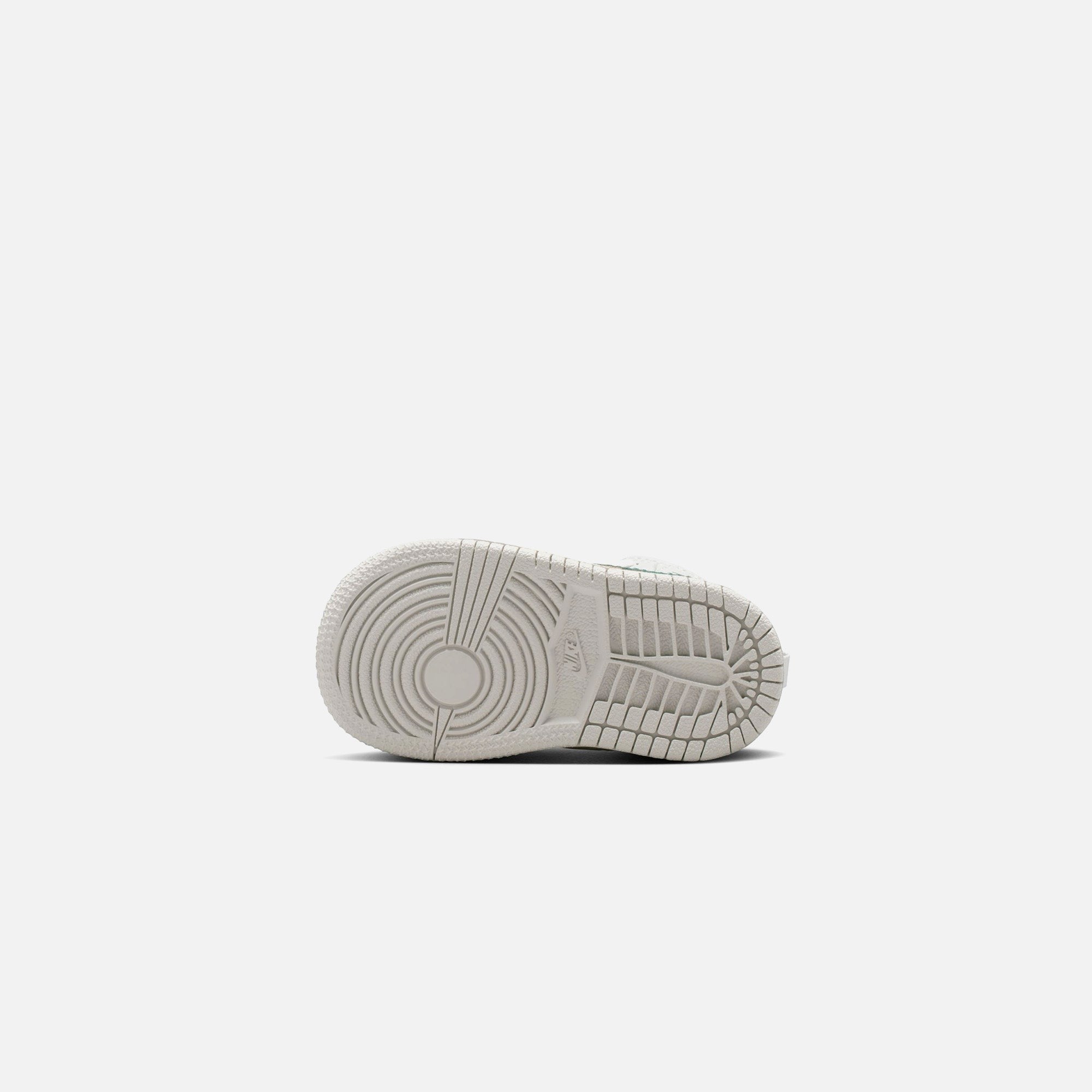 Jordan TD Air Jordan 1 Mid SE - White / Oxidized Green / Sail / Neutral Grey