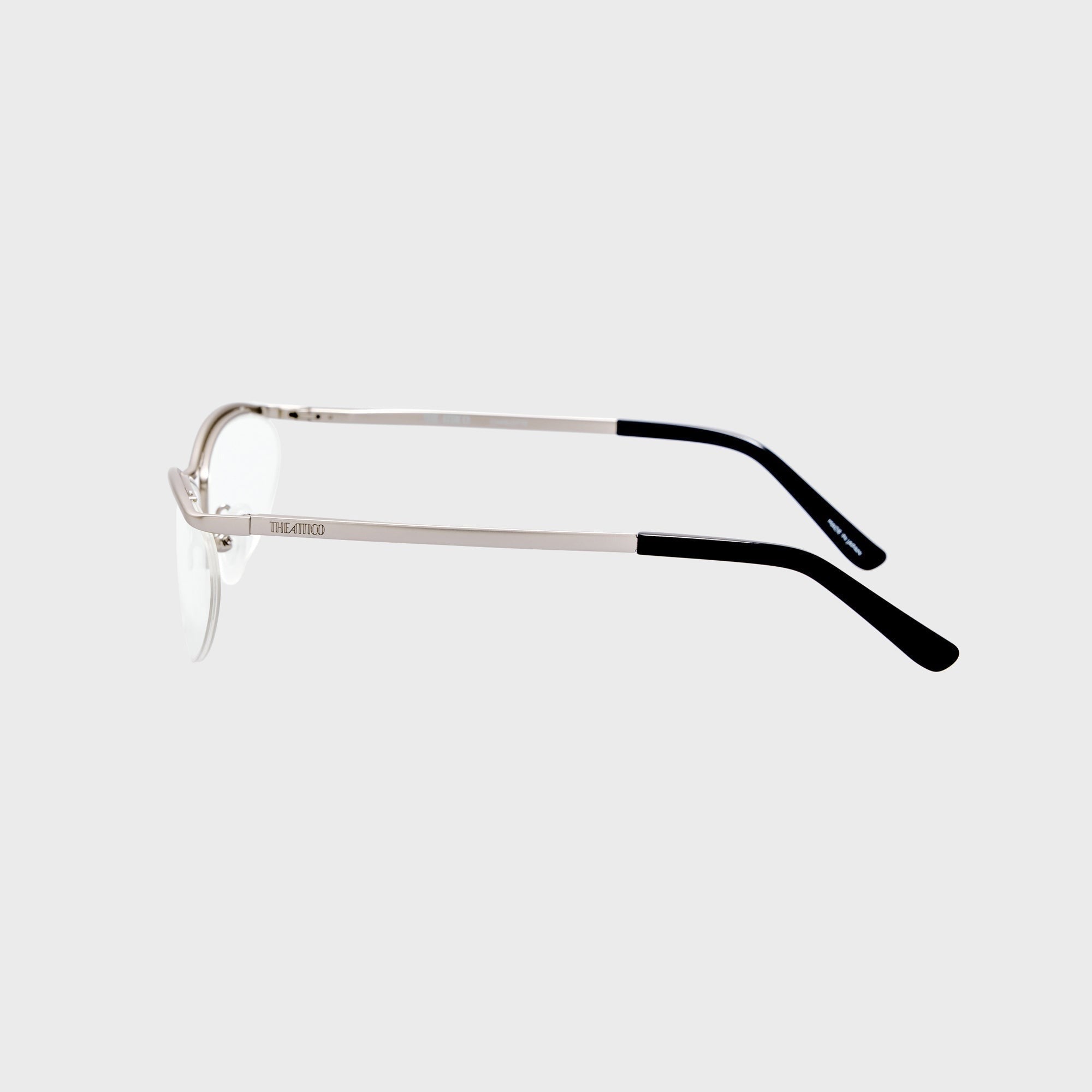 The Attico Charlotte Optical Sunglasses - Matte Silver