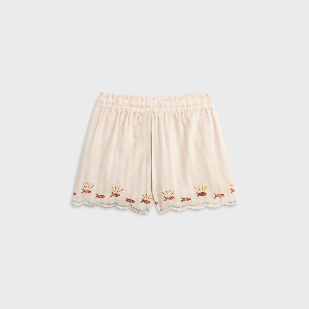 Kith Kids Embroidered Michla Camp Short - Sahara