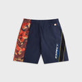 Martine Rose Collage Swim Short - Orange Camo / Navy
