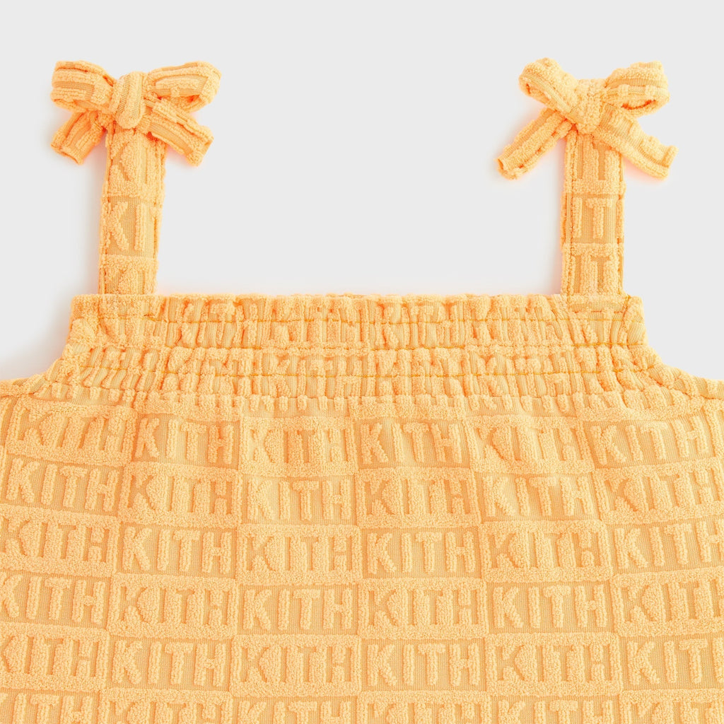 Kith Baby Ayva Textured Monogram Skort Set - Sorbet