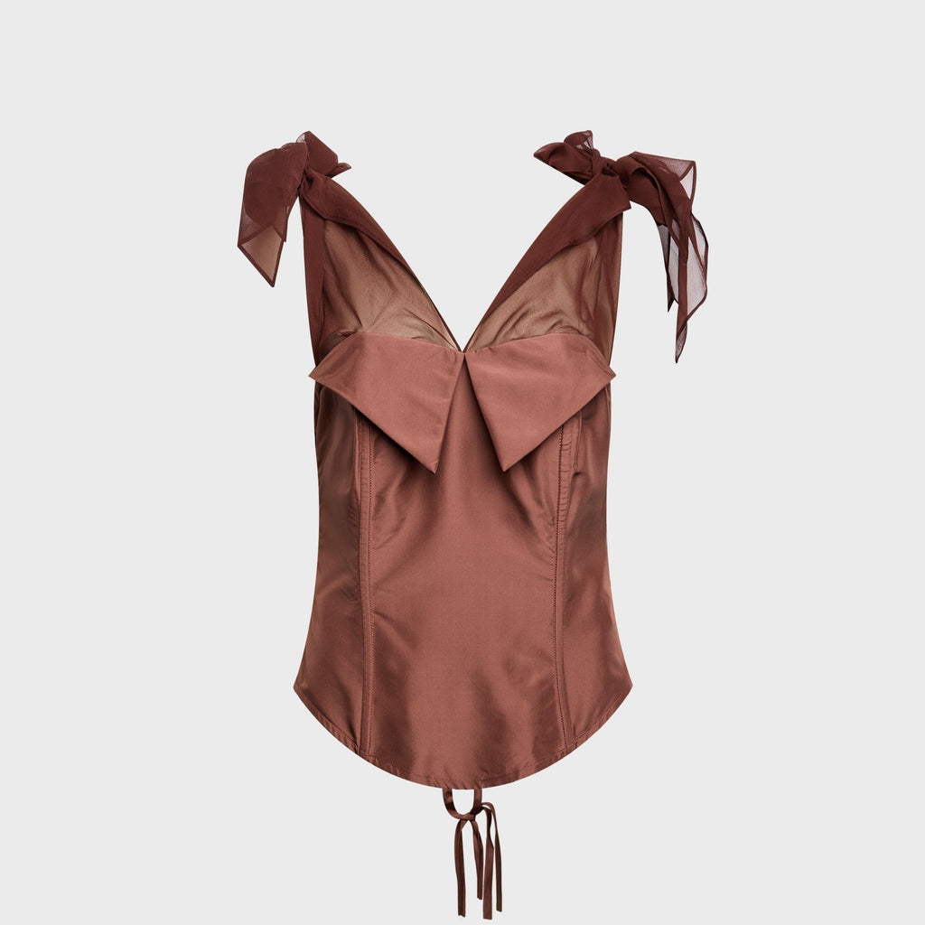 Kim Shui Kemle Corset - Brown