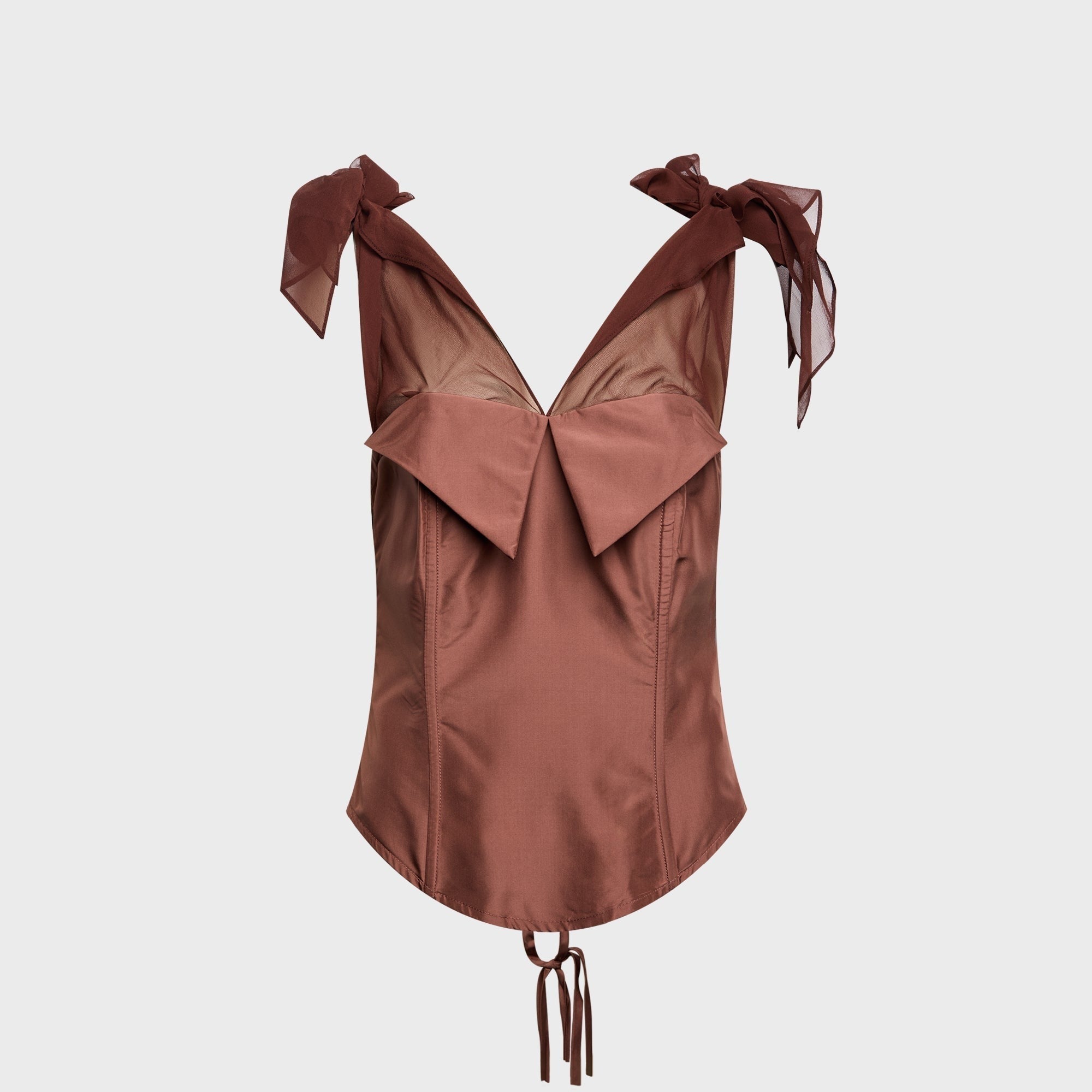 Kim Shui Kemle Corset - Brown