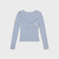 Miaou Cara Top - Blue Stripe