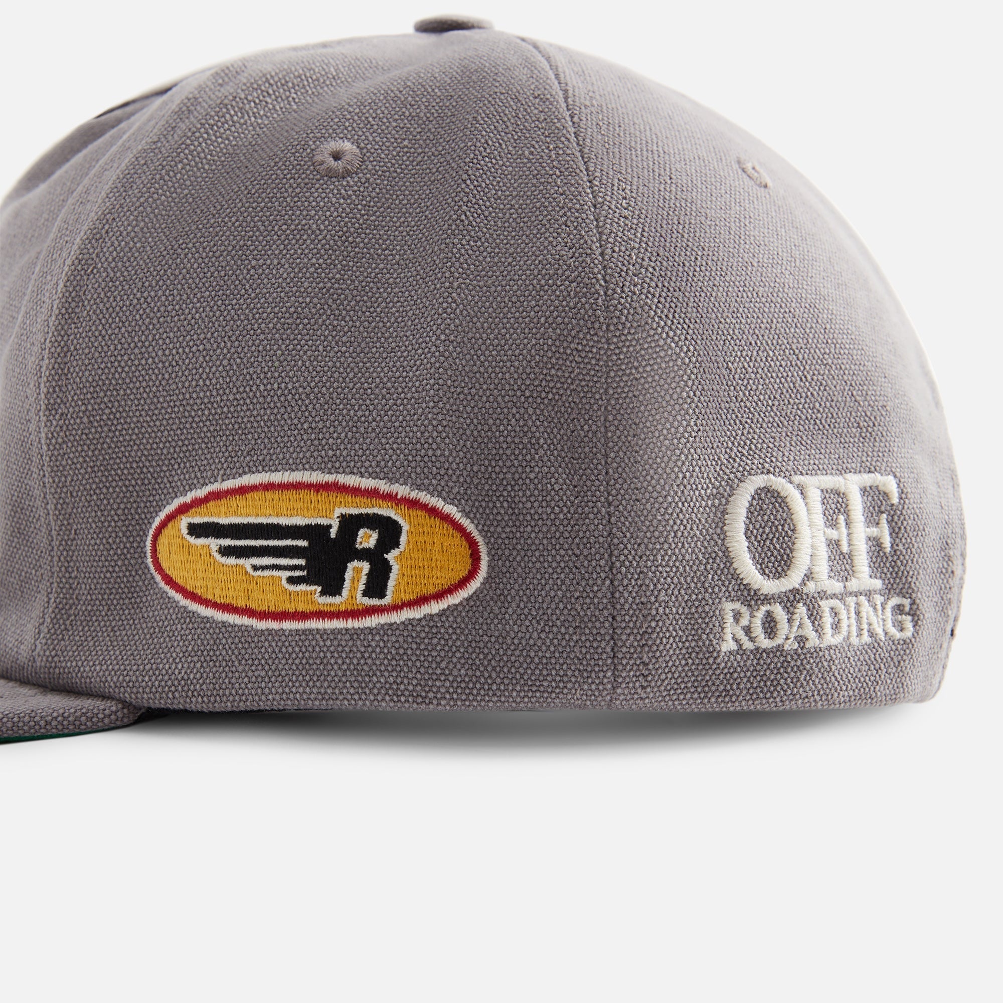 Rhude Rally Washed Canvas Hat - Elephant