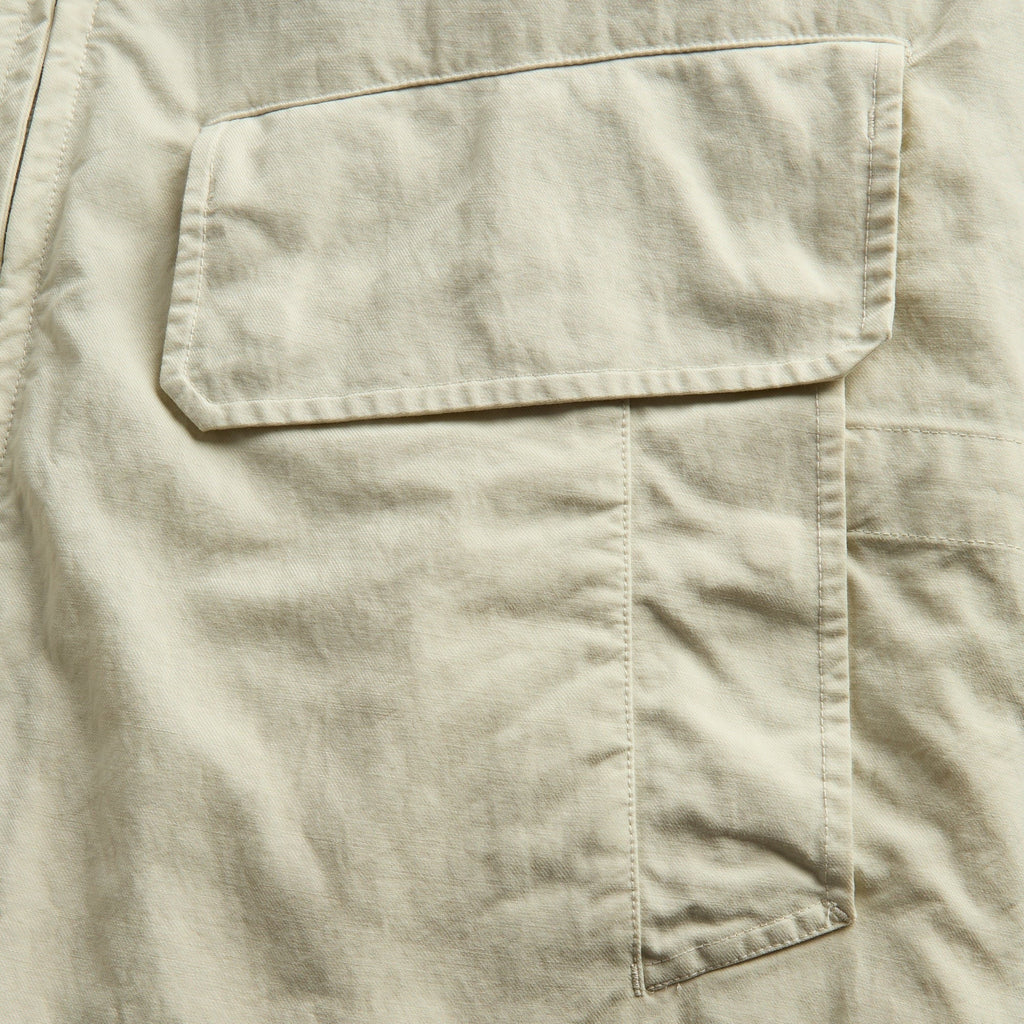 C.P. Company Twill Mixed Explorer Jacket - Silver / Birch