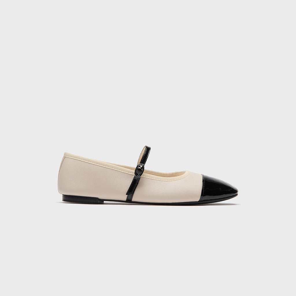 Repetto Georgiana Mary Janes - Swan Beige / Black