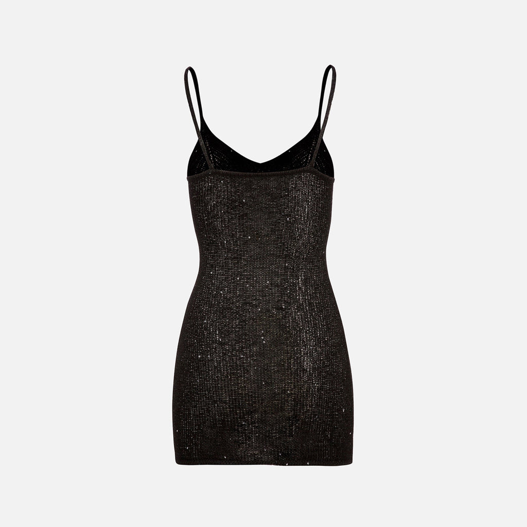 Asta Resort Delilah Mini Dress - Black Sequin