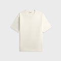 Auralee Brushed Organic Cotton Jersey Tee - White