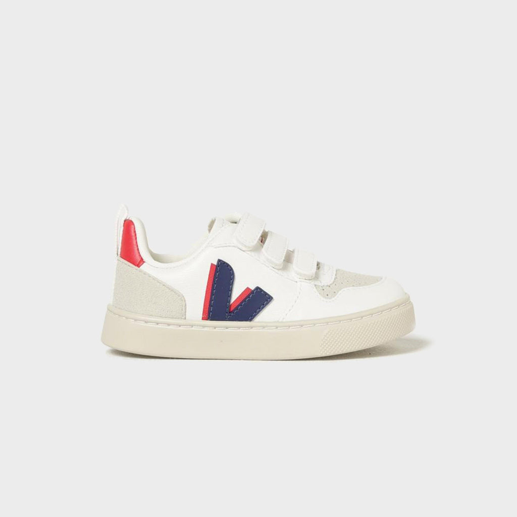 Veja PS V-10 - White / Cobalt Pekin