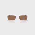 KHAITE x Oliver Peoples 1995C Sunglasses - White / Brown