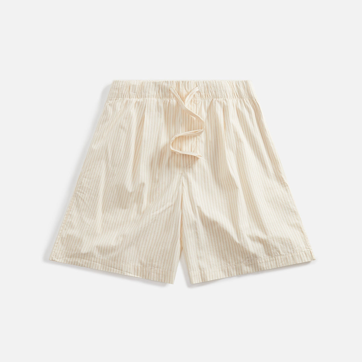 Tekla Short Pleat - Wheat Stripes