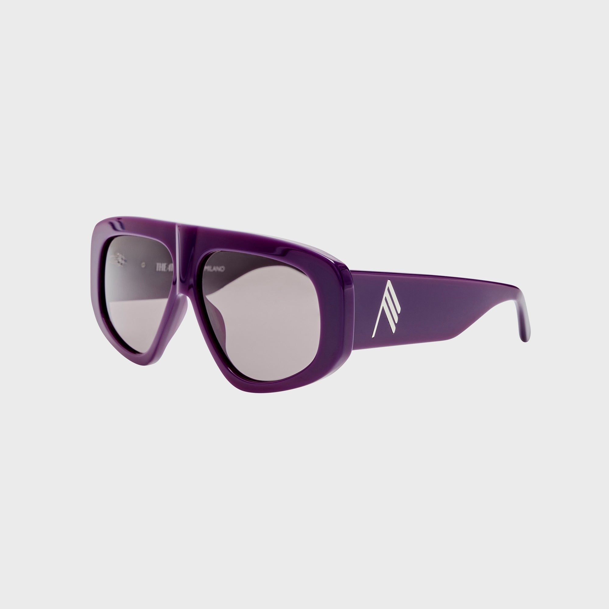 The Attico Milano Sunglasses - Mauve / Silver
