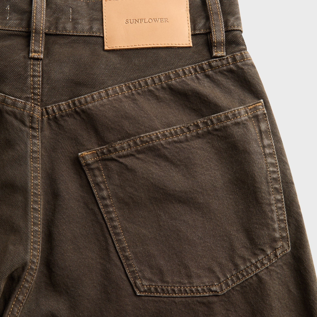 Sunflower Wide Twist Denim - Deep Vintage Brown
