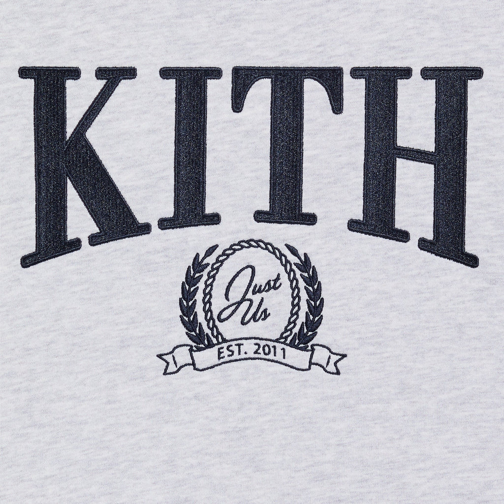 Kith Kids Collegiate Nelson Crewneck - Light Heather Grey - PH