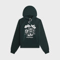 Brain Dead Global Shock Hoodie - Forest Green
