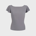 GUIZIO Soffiano Top - Charcoal
